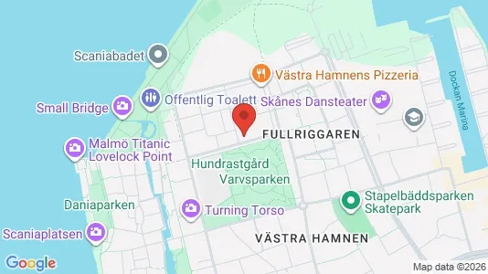Lägenheter att hyra i Malmö Centrum - kort over placeringen