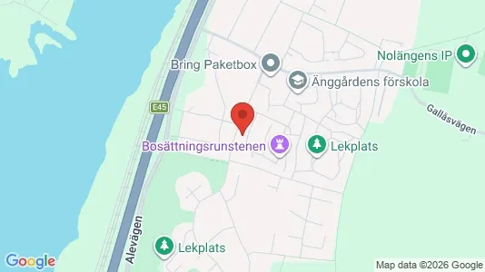 Lägenheter att hyra i Ale - kort over placeringen