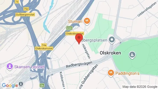 Lägenheter att hyra i Örgryte-Härlanda - kort over placeringen