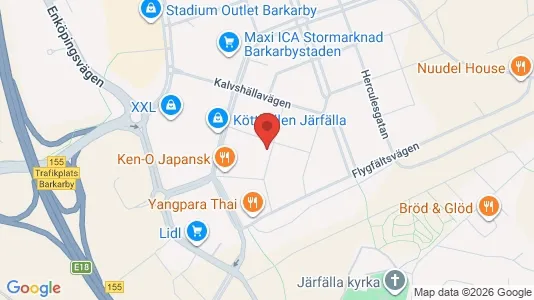 Lägenheter att hyra i Järfälla - kort over placeringen