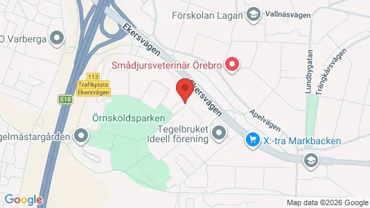Lägenheter att hyra i Örebro - kort over placeringen