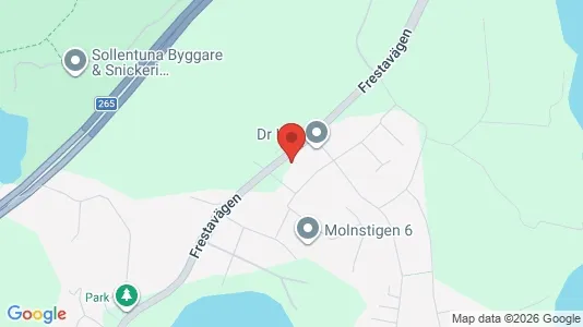 Lägenheter att hyra i Sollentuna - kort over placeringen