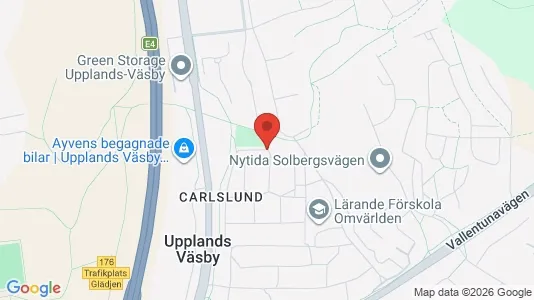 Lägenheter att hyra i Upplands Väsby - kort over placeringen