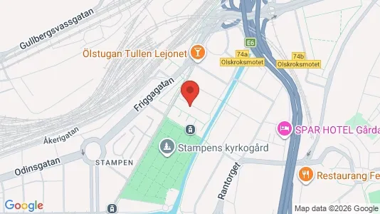 Lägenheter att hyra i Örgryte-Härlanda - kort over placeringen