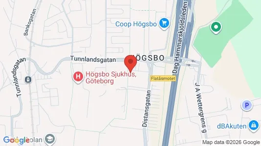 Lägenheter att hyra i Askim-Frölunda-Högsbo - kort over placeringen