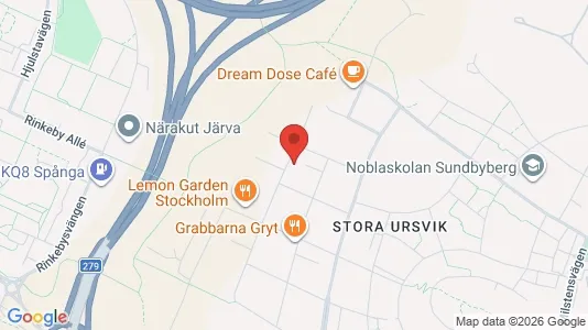Lägenheter att hyra i Sundbyberg - kort over placeringen