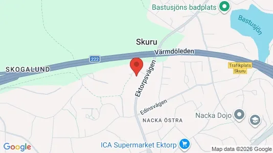 Lägenheter att hyra i Nacka - kort over placeringen