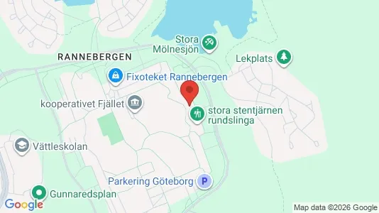 Lägenheter att hyra i Angered - kort over placeringen
