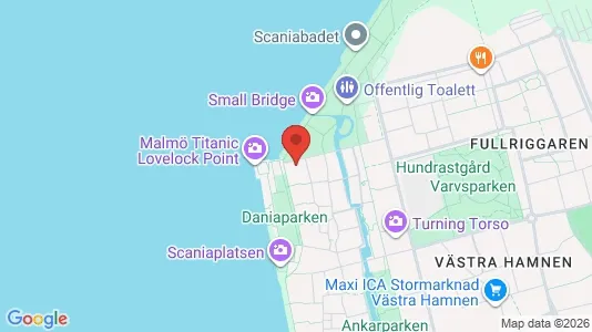 Lägenheter att hyra i Malmö Centrum - kort over placeringen