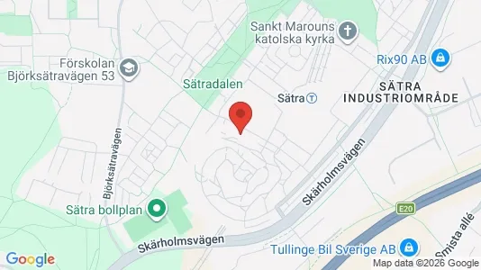 Lägenheter att hyra i Söderort - kort over placeringen
