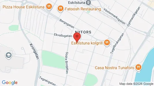 Lägenheter att hyra i Eskilstuna - kort over placeringen