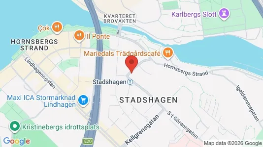 Lägenheter att hyra i Kungsholmen - kort over placeringen