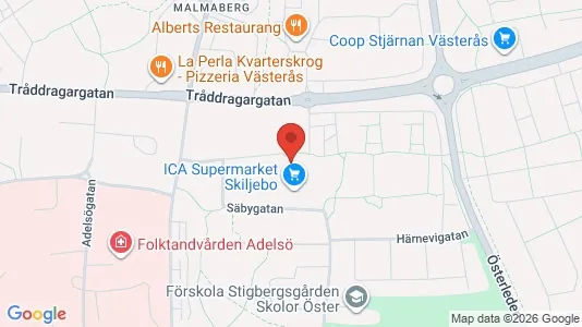 Lägenheter att hyra i Västerås - kort over placeringen
