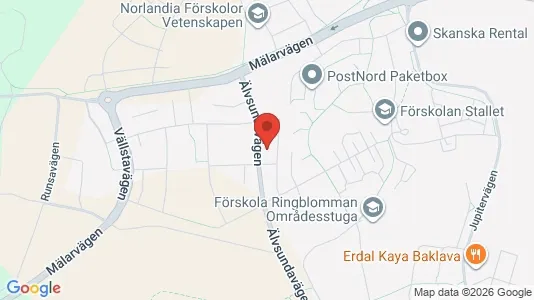 Lägenheter att hyra i Upplands Väsby - kort over placeringen