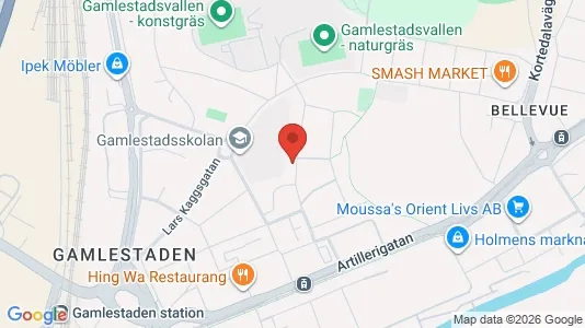Lägenheter att hyra i Göteborg Östra - kort over placeringen