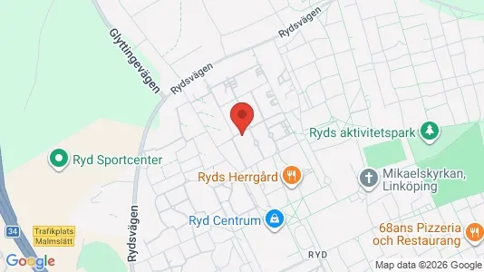 Lägenheter att hyra i Linköping - kort over placeringen