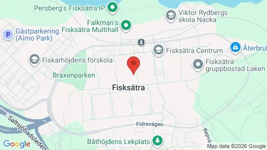 Lägenheter att hyra i Nacka - kort over placeringen