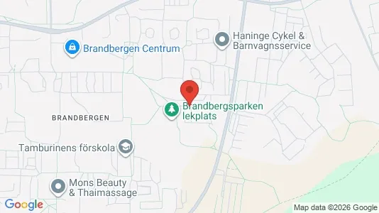 Lägenheter att hyra i Haninge - kort over placeringen