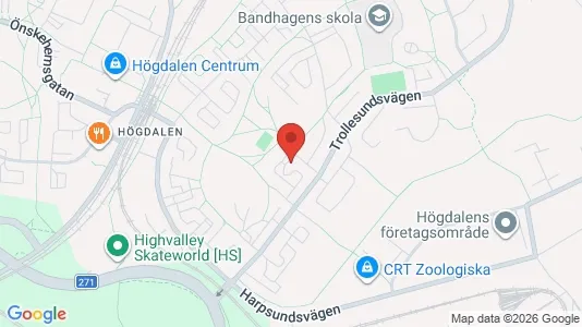 Lägenheter att hyra i Söderort - kort over placeringen