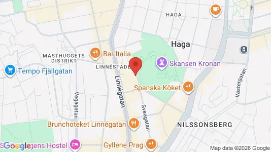 Lägenheter att hyra i Göteborg Centrum - kort over placeringen