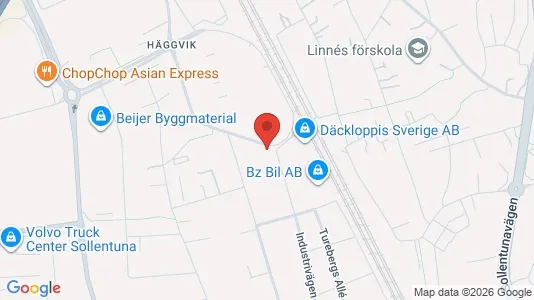 Lägenheter att hyra i Sollentuna - kort over placeringen