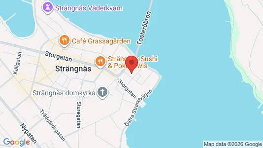 Lägenheter att hyra i Strängnäs - kort over placeringen