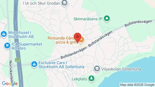 Lägenheter att hyra i Sollentuna - kort over placeringen