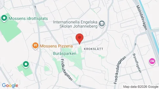 Lägenheter att hyra i Johanneberg - kort over placeringen