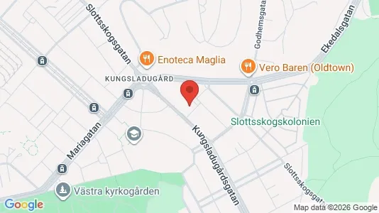 Lägenheter att hyra i Majorna-Linné - kort over placeringen