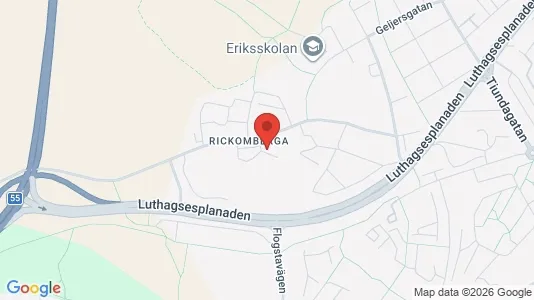 Lägenheter att hyra i Uppsala - kort over placeringen