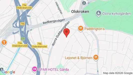Lägenheter att hyra i Örgryte-Härlanda - kort over placeringen