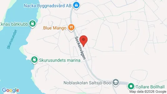 Lägenheter att hyra i Nacka - kort over placeringen