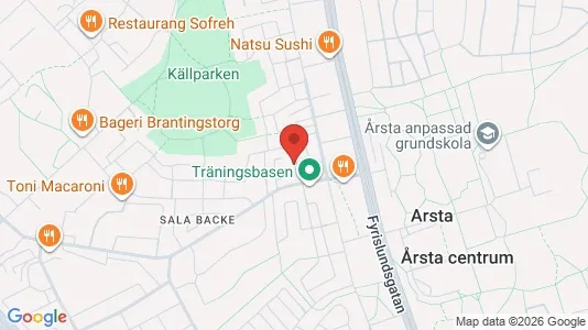 Lägenheter att hyra i Sala - kort over placeringen