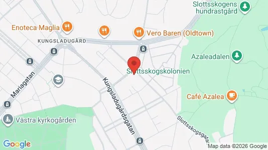 Lägenheter att hyra i Majorna-Linné - kort over placeringen