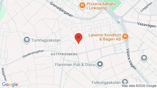 Lägenheter att hyra i Linköping - kort over placeringen