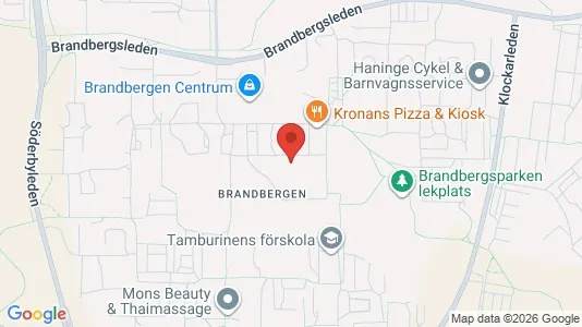 Lägenheter att hyra i Haninge - kort over placeringen