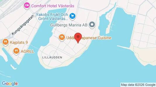 Lägenheter att hyra i Västerås - kort over placeringen