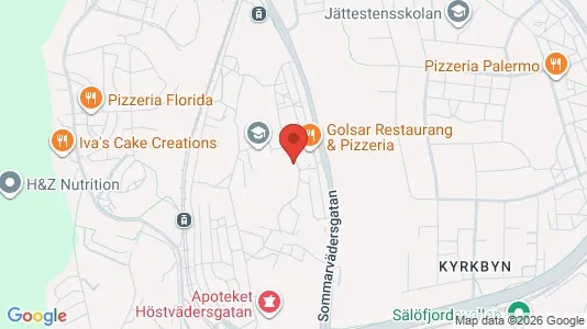 Lägenheter att hyra i Västra hisingen - kort over placeringen