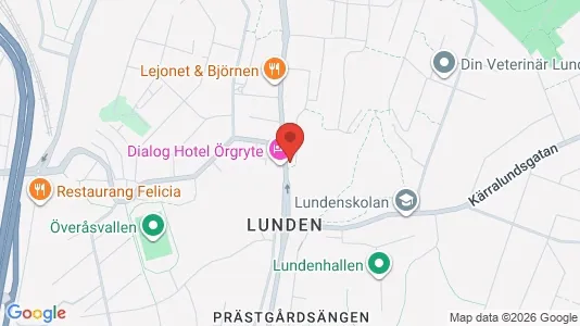 Lägenheter att hyra i Örgryte-Härlanda - kort over placeringen
