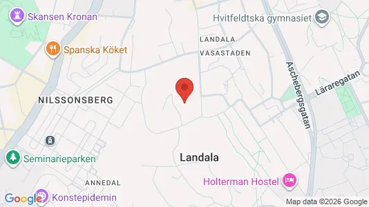 Lägenheter att hyra i Göteborg Centrum - kort over placeringen
