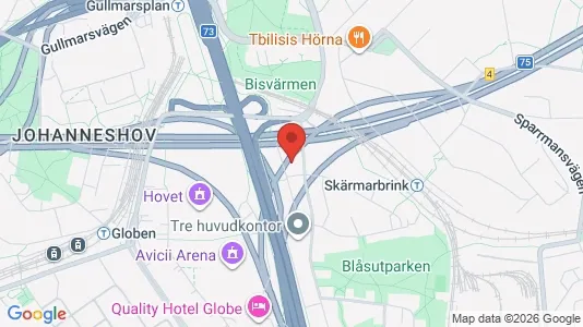Lägenheter att hyra i Söderort - kort over placeringen