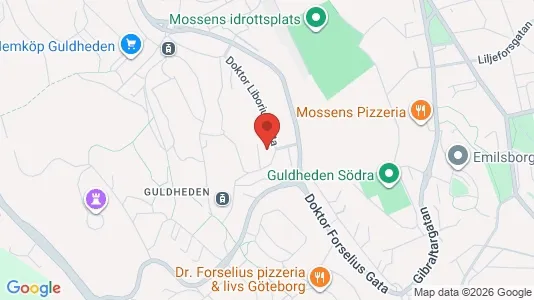 Lägenheter att hyra i Göteborg Centrum - kort over placeringen