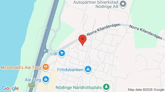 Lägenheter att hyra i Ale - kort over placeringen