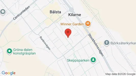 Lägenheter att hyra i Håbo - kort over placeringen