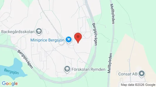 Lägenheter att hyra i Göteborg Östra - kort over placeringen