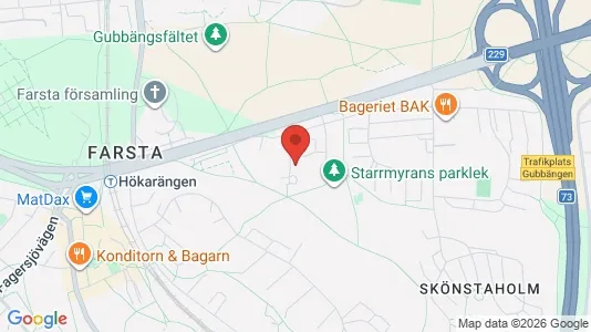 Lägenheter att hyra i Söderort - kort over placeringen