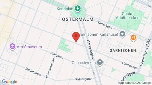 Lägenheter att hyra i Östermalm - kort over placeringen