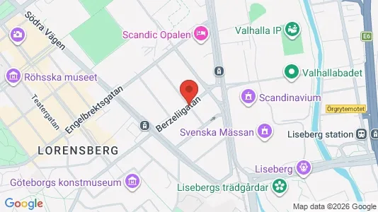 Lägenheter att hyra i Örgryte-Härlanda - kort over placeringen