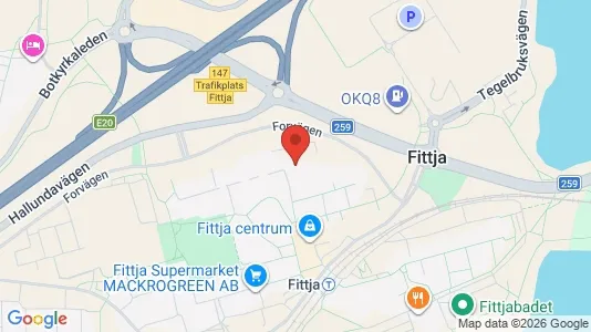 Lägenheter att hyra i Botkyrka - kort over placeringen