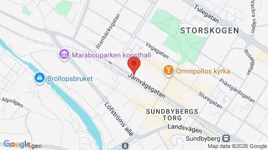 Lägenheter att hyra i Sundbyberg - kort over placeringen